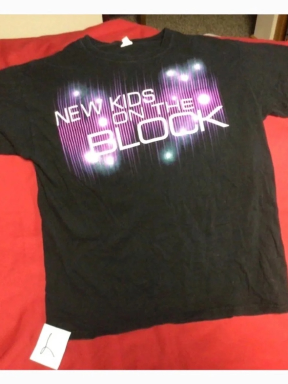 New Kids on the Block concert  tshirt